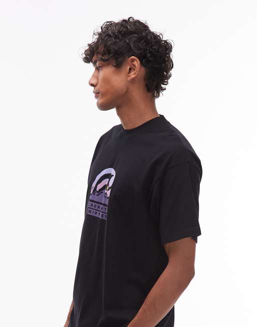 Carhartt WIP - Rising Helix - Sort løstsiddende T-shirt, 4 af 5