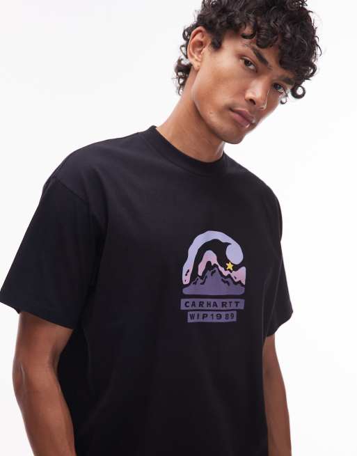 Carhartt WIP – Rising Helix – Svart, ledig t-shirt, 5 av 5