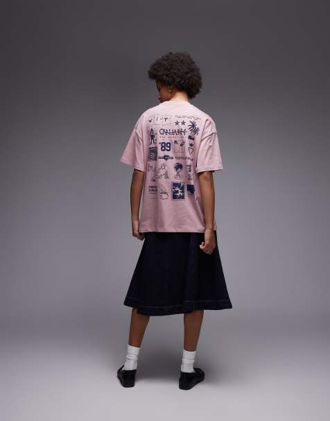 Carhartt WIP – Rosa t-shirt i modal - view 1