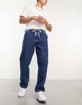 Zwart/kit travelstof slimfit broek met dotted print van Mi Piace