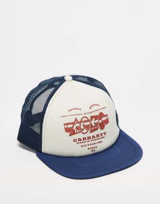 Carhartt WIP - Runaway - Trucker-Kappe in Blau