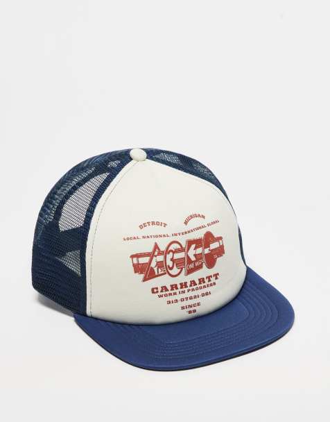 Carhartt WIP - Runaway - Truckerpet in blauw - view 1