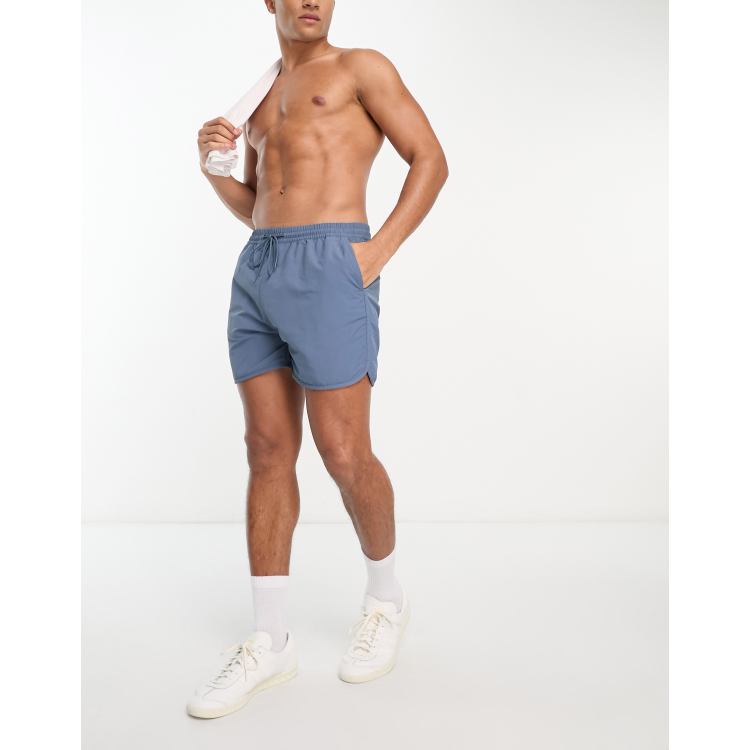 Carhartt WIP rune swim shorts in blue