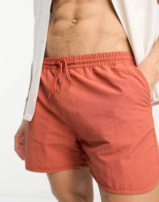 Carhartt WIP Carhartt WIP rune swim shorts in orange