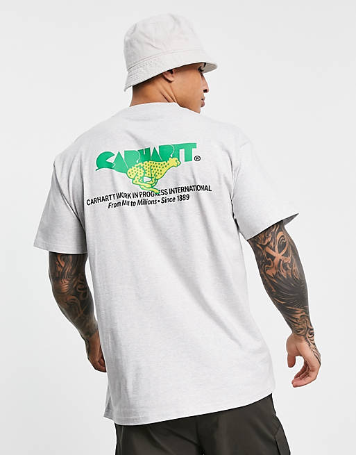 Carhartt WIP runner t-shirt in grey