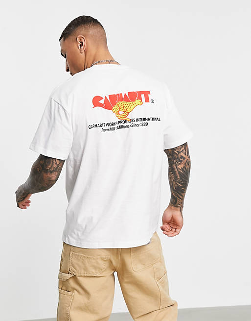 Carhartt WIP runner T-shirt in white