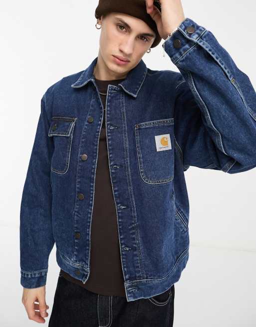 Carhartt WIP - Saledo - Denim jack in blauwe stonewash