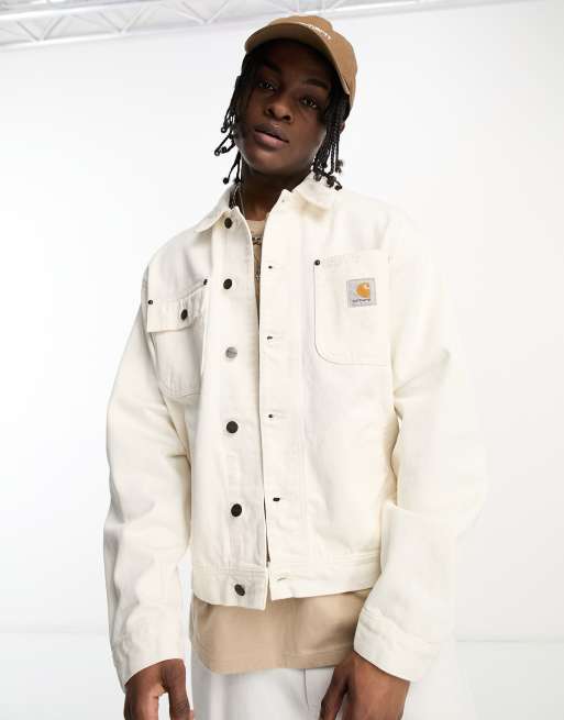 White discount carhartt coat