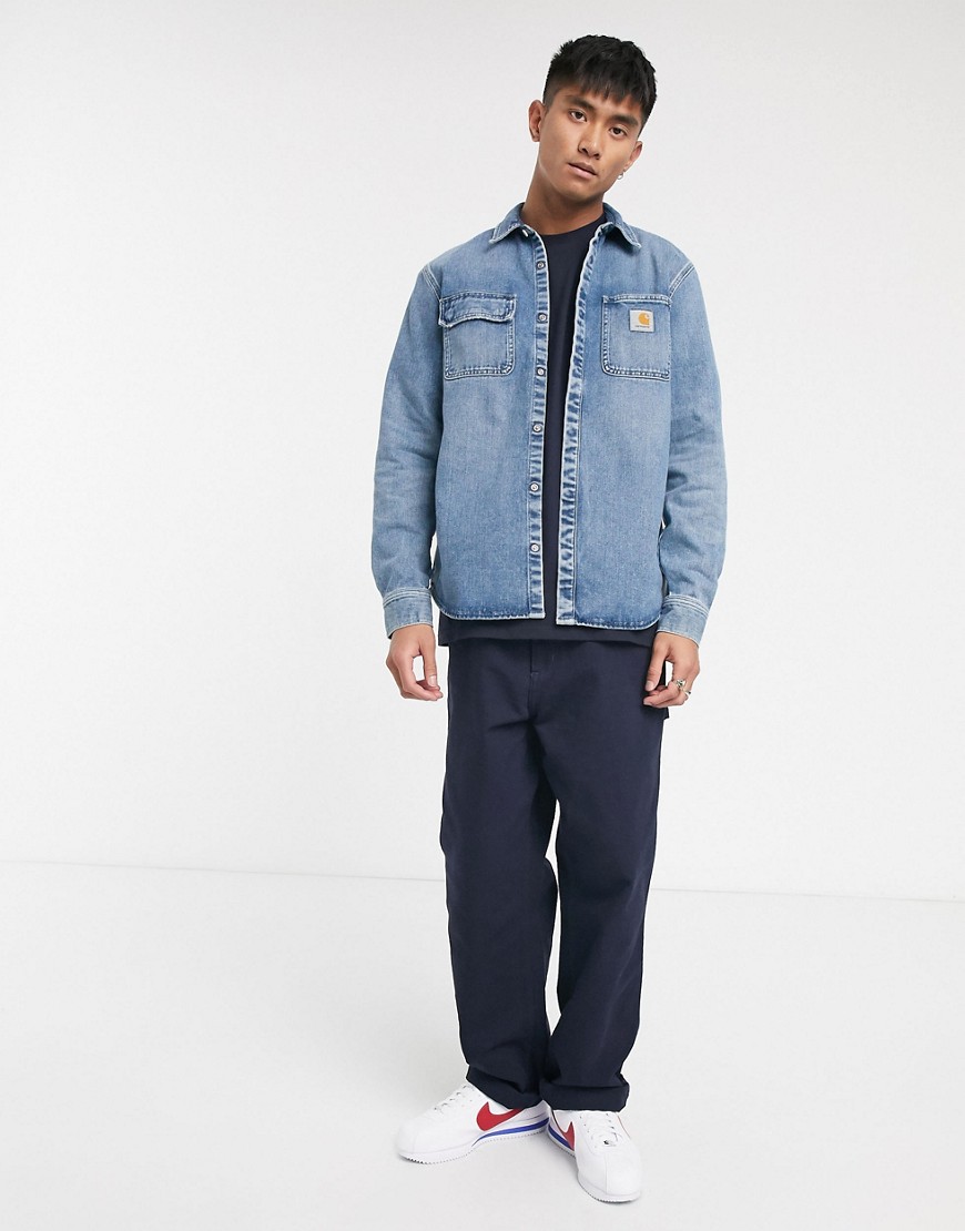 Carhartt WIP - Salinac - Camicia di jeans blu