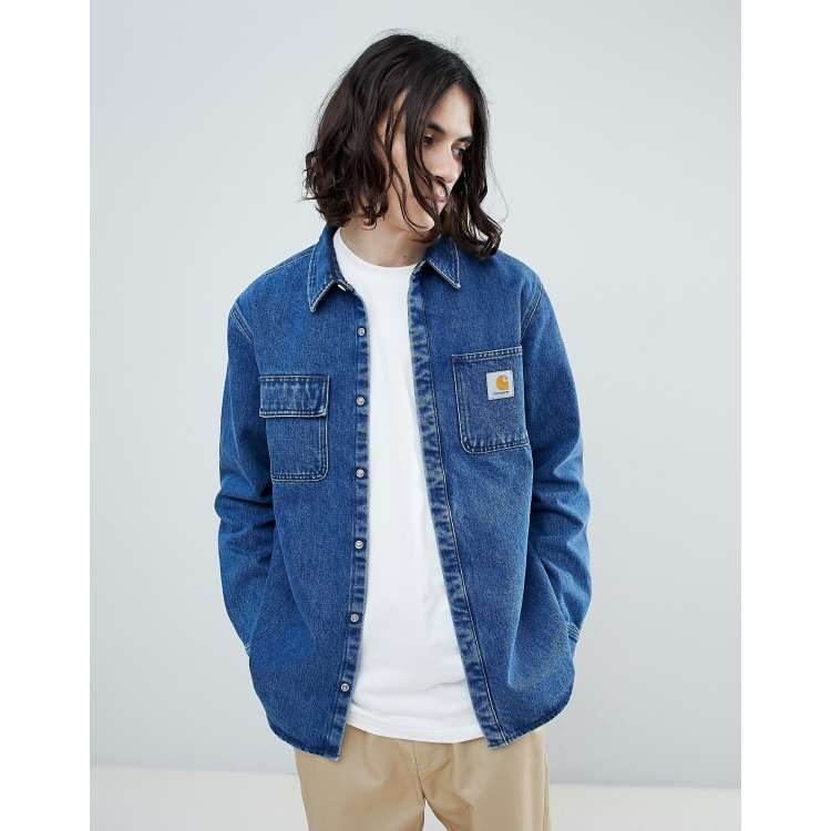 Carhartt WIP Salinac denim shirt jacket | ASOS