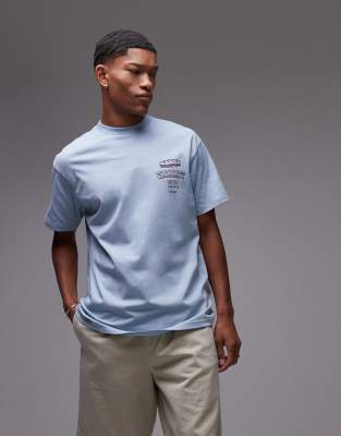 Carhartt Sandwich Graphic Loose Fit T-shirt In Blue