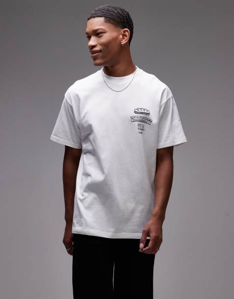 Carhartt WIP sandwich loose fit motif t-shirt in white - view 1
