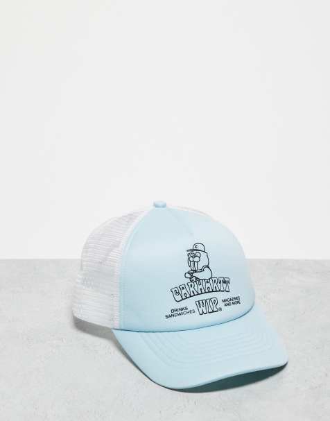 Carhartt WIP sandwich trucker cap in blue - view 1