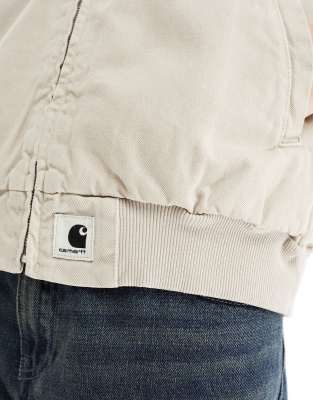 Carhartt Santa Fe Bomber Jacket In Neutral