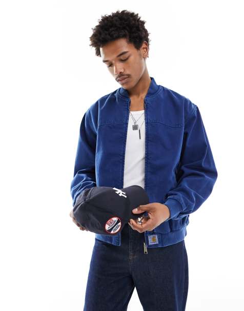 Carhartt WIP – Santa Fe – Bomberjacke in Blau - view 1