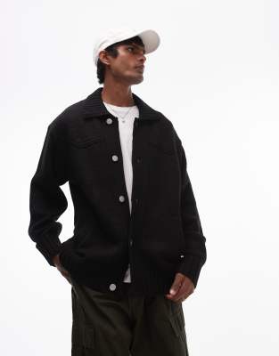 Carhartt WIP - Santa Fe - Cardigan nero - view 1