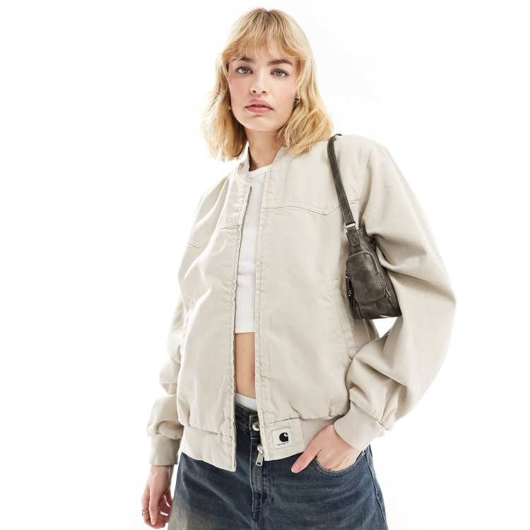 Carhartt WIP Santa Fe Giacca bomber bianca ASOS