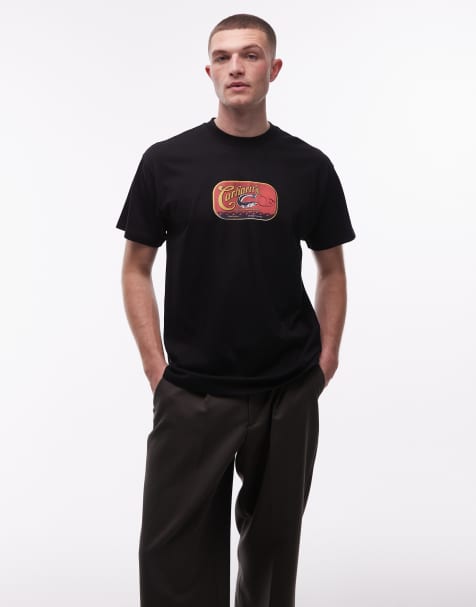 Carhartt WIP – Sardinas – Schwarzes T-Shirt - view 1