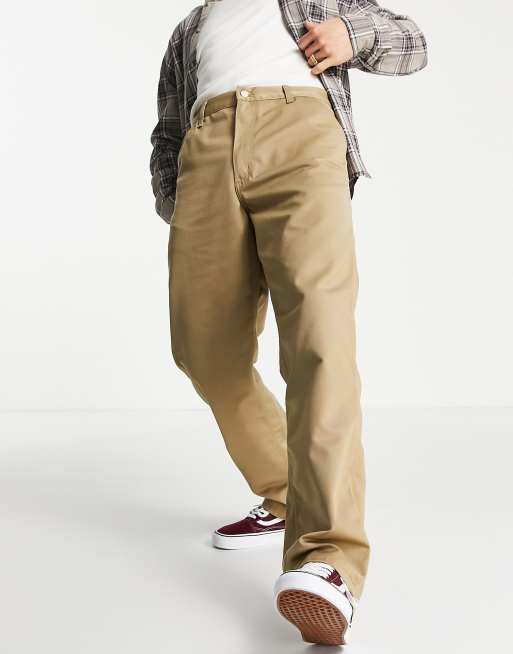 Carhartt WIP – Schlichte, legere Hose mit geradem Schnitt in Beige, 2 von 4
