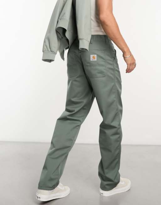 Carhartt WIP – Schlichte, legere Hose mit geradem Schnitt in Grün, 2 von 4