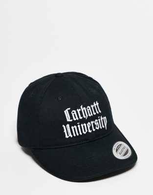 Carhartt Schooling Baseball Cap In Black