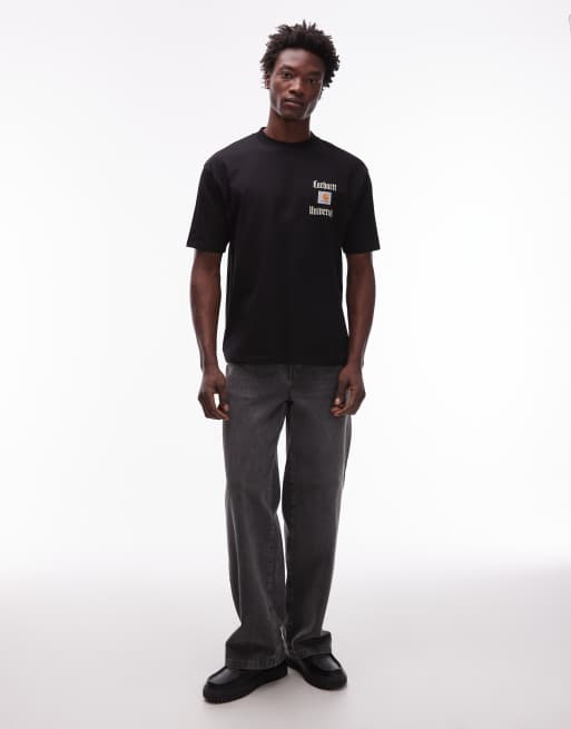 Carhartt WIP - Schooling Heart - T-shirt décontracté - Noir, 2 de 5