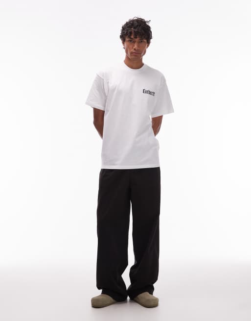 Carhartt WIP - Schooling - T-shirt décontracté imprimé au dos - Blanc, 2 de 5