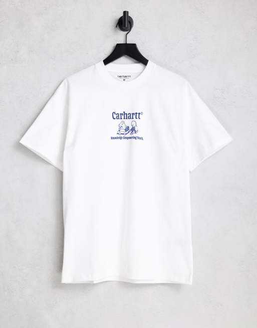 Carhartt WIP schools out print t-shirt in white