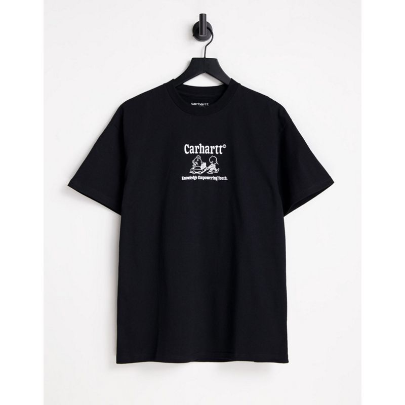 Carhartt WIP - Schools Out - T-shirt nera con stampa