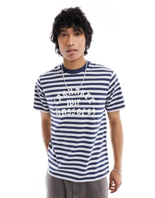 Carhartt WIP scotty stripe t-shirt in blue