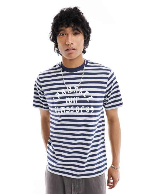  Carhartt WIP scotty stripe t-shirt in blue