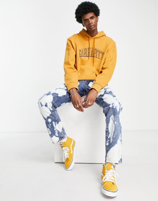 Carhartt WIP – Scrawl – Kapuzenpullover in Gelb | ASOS