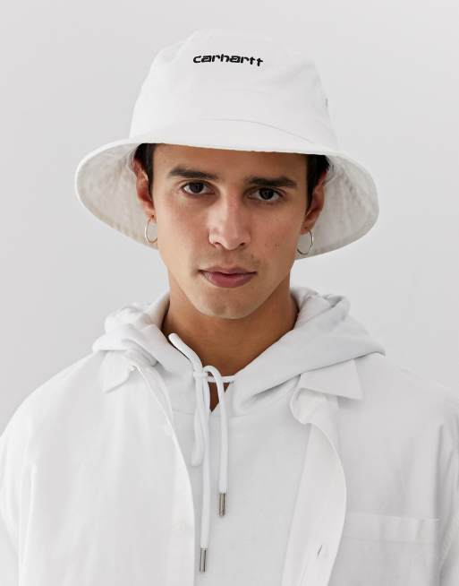 Carhartt WIP Script bucket hat in white | ASOS