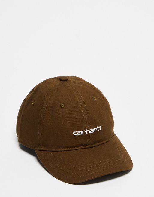  Carhartt WIP script cap in brown