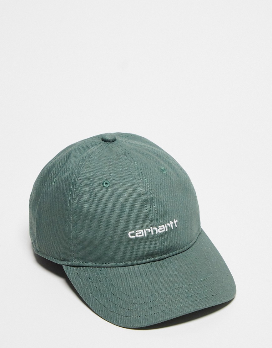 Carhartt WIP script cap in green
