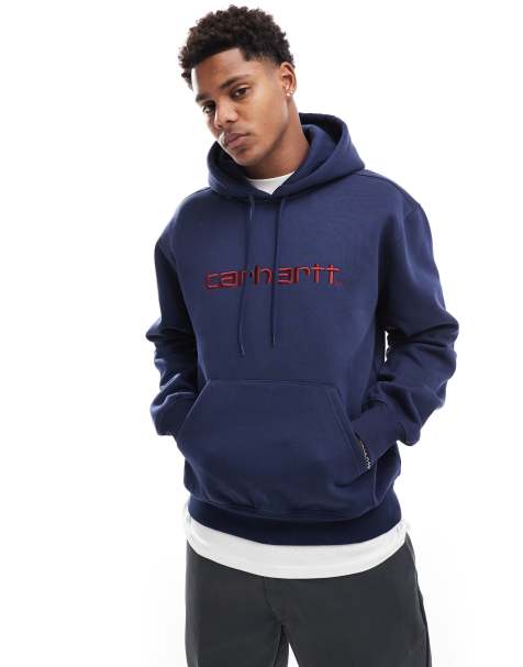 Men s Blue Hoodies Navy Light Blue Sweatshirts ASOS