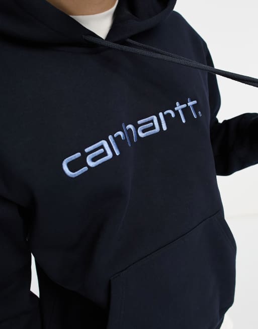 【おすすめ/関税送料込み】Carhartt WIP Script Navy Hoodie Carhartt WIP script hoodie in navy | ASOS