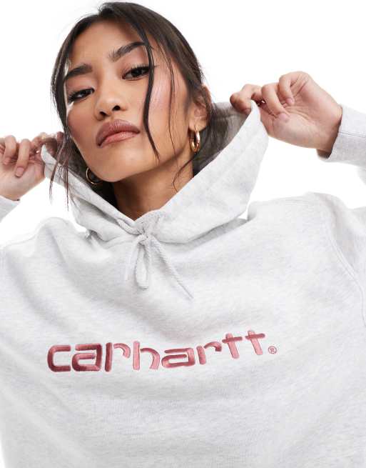 Carhartt grey hoodie hotsell