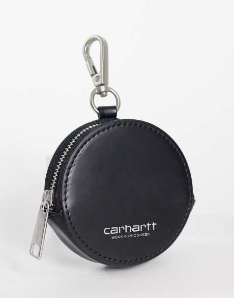 Carhartt WIP - Script - Portemonnee voor munten in zwart - view 1