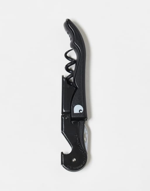 Carhartt WIP script pulltap corkscrew in black