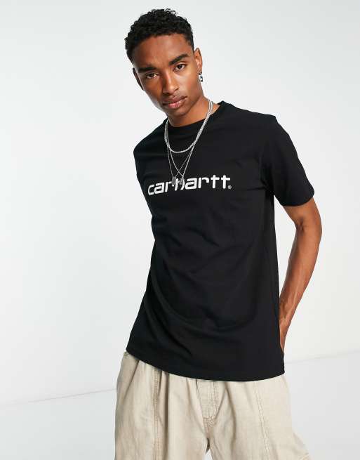 Carhartt WIP script t-shirt in black | ASOS