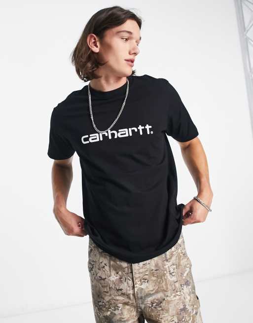 Carhartt WIP script t-shirt in black