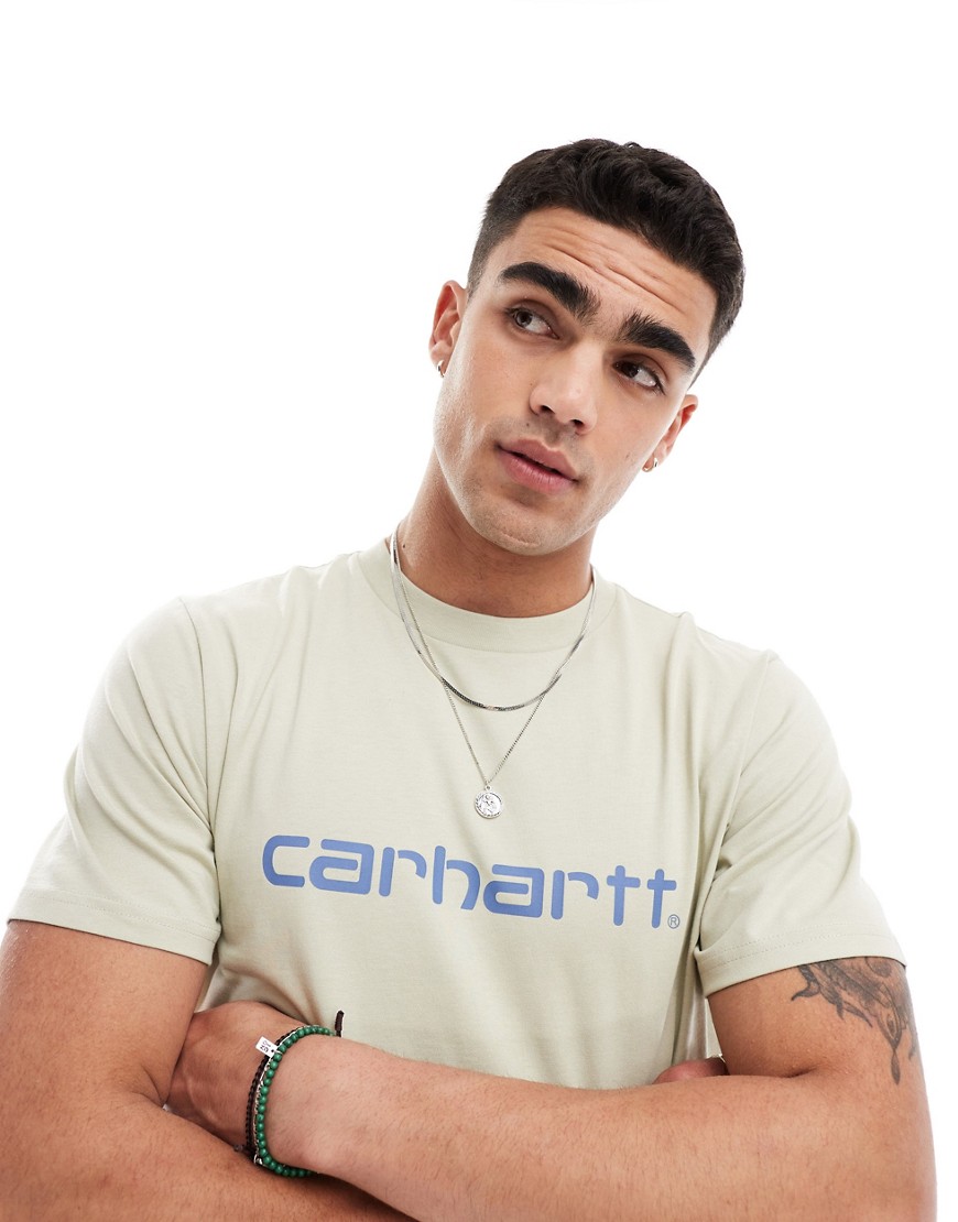Carhartt WIP script t-shirt in green