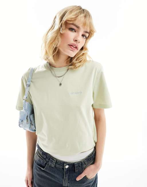 Carhartt WIP - Script - T-shirt in groen