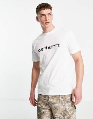Carhartt Script T-shirt In White In White