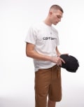 [Carhartt WIP] Carhartt WIP Script t-shirt in white XS WHITE