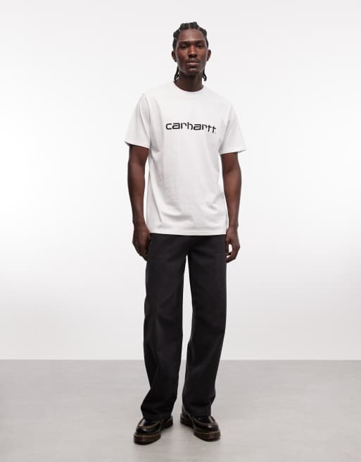 Carhartt WIP script t-shirt in white, 4 of 5
