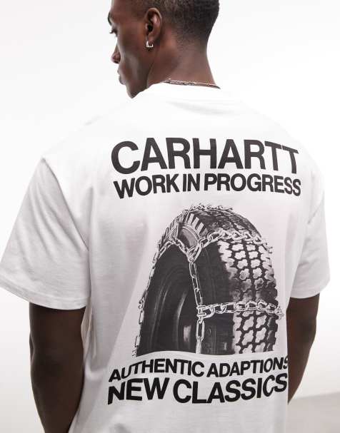 Carhartt WIP - Sean Hamilton 03 - T-shirt bianca con stampa sul retro - view 1