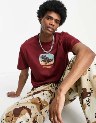Carhartt WIP - Seeds - T-shirt - Bordeaux