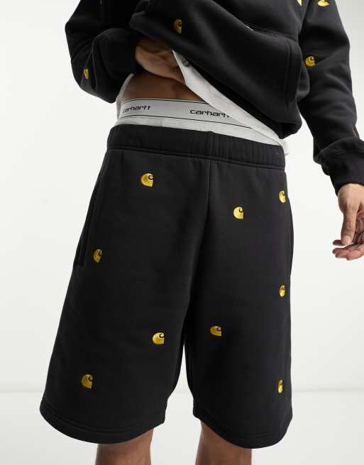 Carhartt WIP - Seek - Sweatshort in zwart